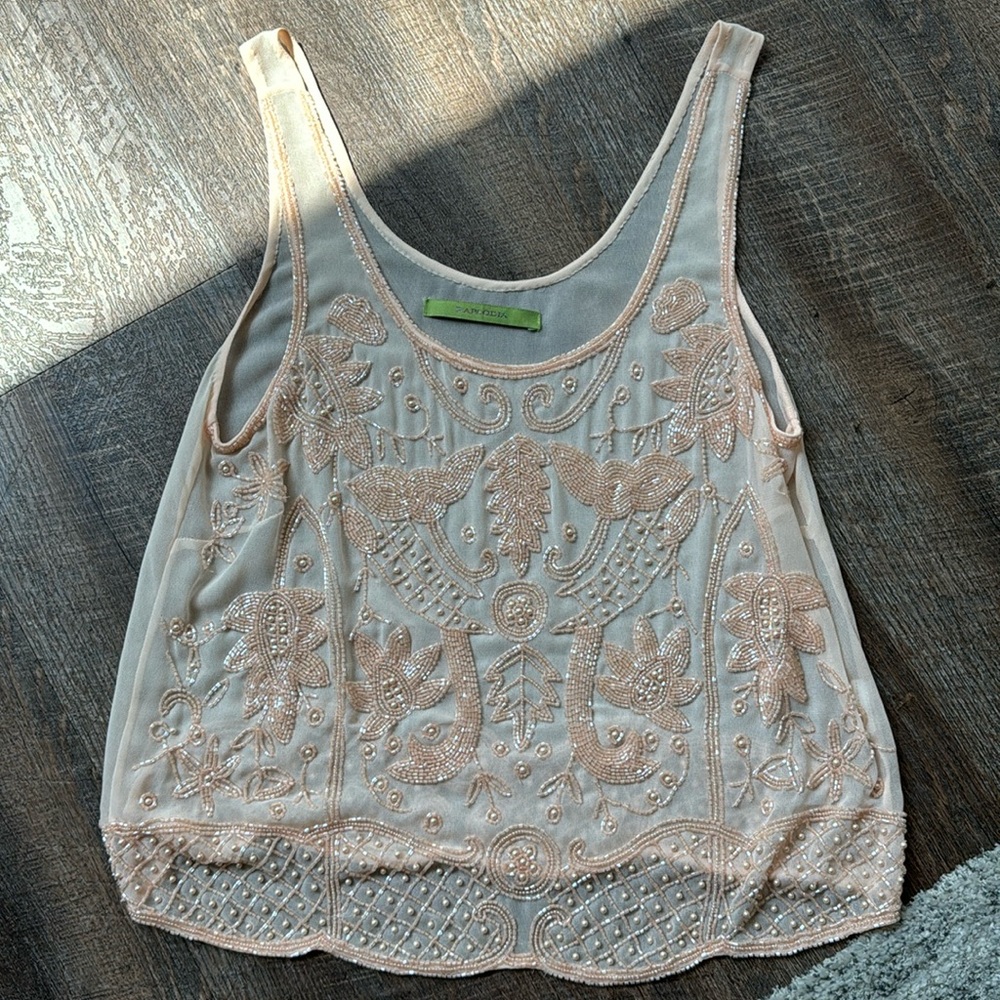 Beaded top Rapsodia
